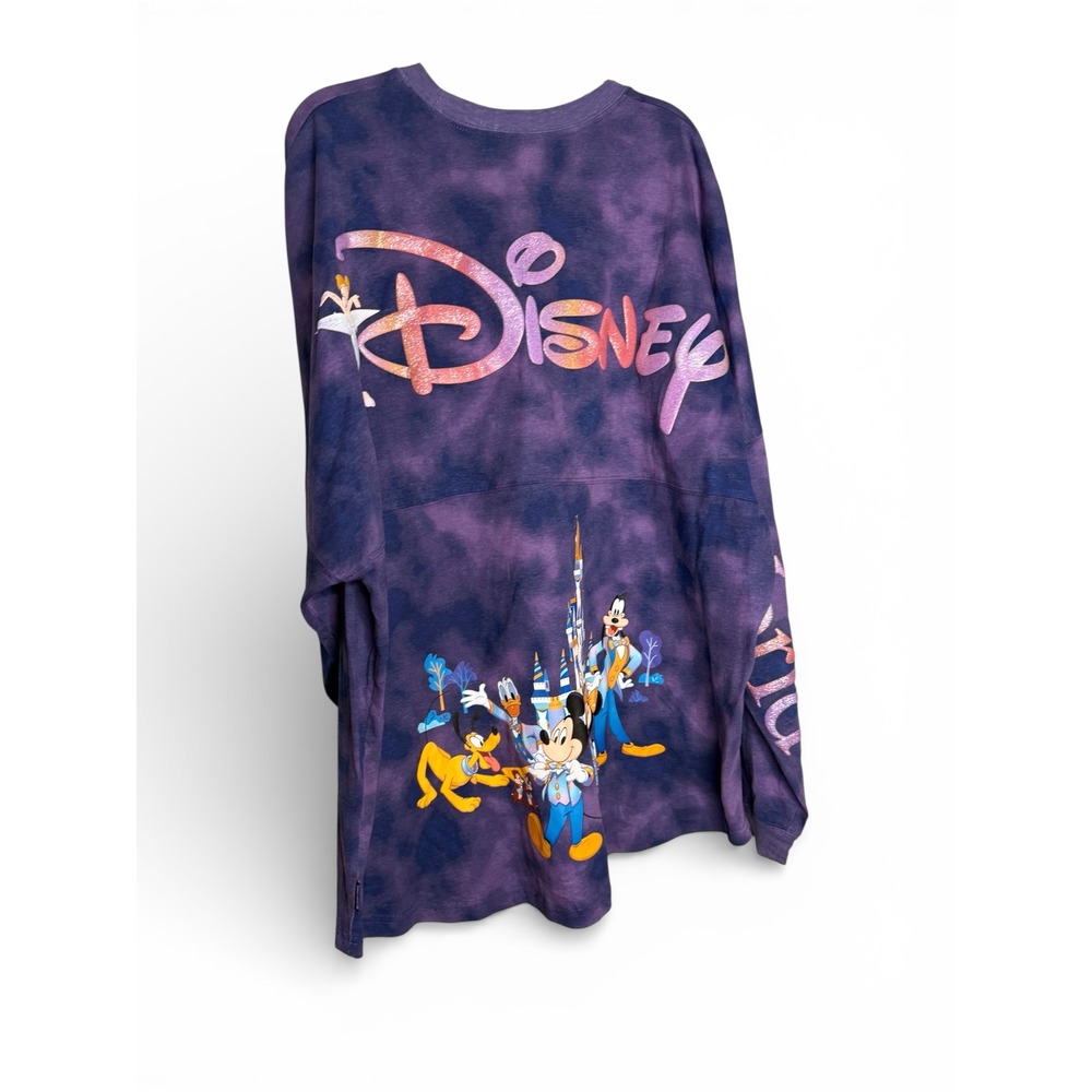 2022 Walt Disney World 50th Anniversary Tie Dye Spirit Jersey Adult colorful